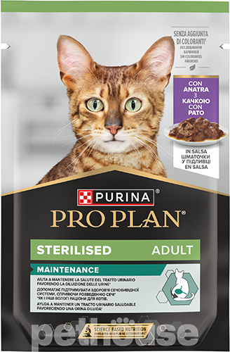Purina Pro Plan Sterilised Шматочки з качкою для стерилізованих котів