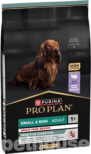 Purina Pro Plan Dog Adult Grain Free Small & Mini Sensitive Digestion Turkey
