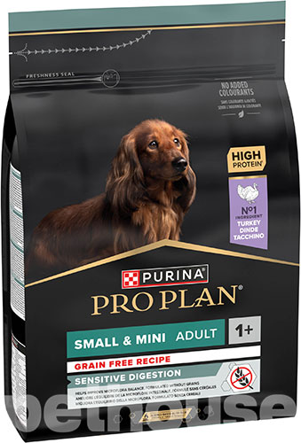 Purina Pro Plan Dog Adult Grain Free Small & Mini Sensitive Digestion Turkey