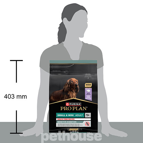 Purina Pro Plan Dog Adult Grain Free Small & Mini Sensitive Digestion Turkey
