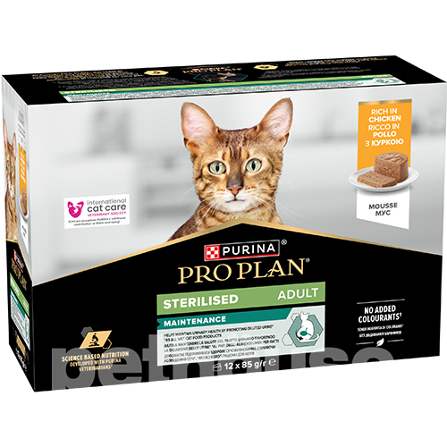 Purina Pro Plan Delicate Набор муссов с курицей для стерилизованных кошек Purina Pro Plan Delicate Набор муссов с курицей для стерилизованных кошек