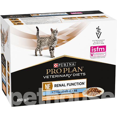 Purina Veterinary Diets NF - Renal Function Feline Шматочки в підливі з куркою для котів, фото 2