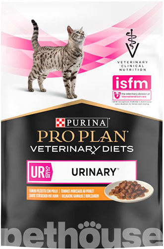 Purina Veterinary Diets UR St/Ox - Urinary Feline Кусочки в подливке с курицей для кошек