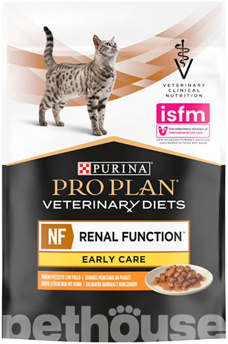 Purina Veterinary Diets NF - Renal Function Early Care Feline Кусочки в подливке с курицей для кошек