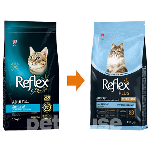 Reflex Plus Cat Adult Sterilised Salmon