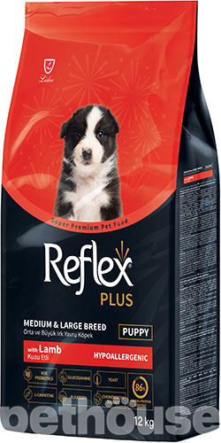 Reflex Plus Junior Medium & Large Breeds Lamb & Rice