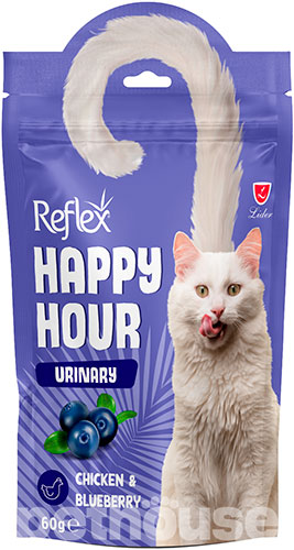 Reflex Happy Hour Adult Cat Treat Urinary Chicken & Blueberry