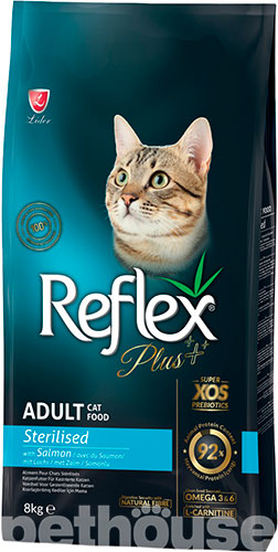 Reflex Plus Cat Adult Sterilised Salmon, фото 2