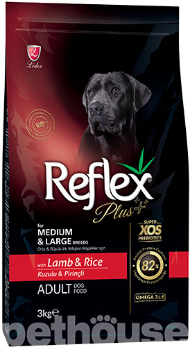 Reflex Plus Dog Adult Medium & Large Breeds Lamb & Rice
