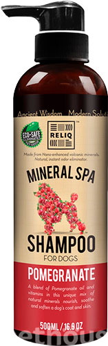 RELIQ Mineral Spa Pomegranate Шампунь с гранатом для собак и кошек