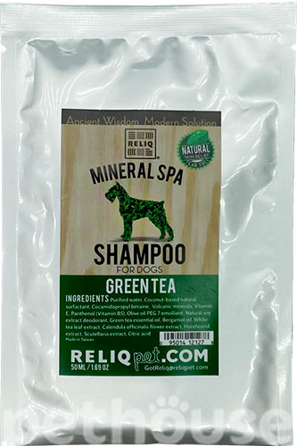 RELIQ Mineral Spa Green Tea Шампунь із зеленим чаєм для собак і котів, фото 2