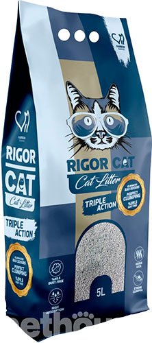 Rigor Cat Наповнювач для котячого туалету, з активованим вугіллям