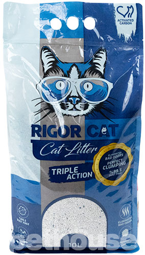 Rigor Cat Наповнювач для котячого туалету, з активованим вугіллям, фото 3