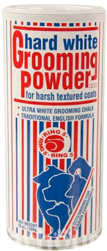 Ring5 Hard White Grooming Powder - пудра для ухода за жесткой шерстью собак и кошек