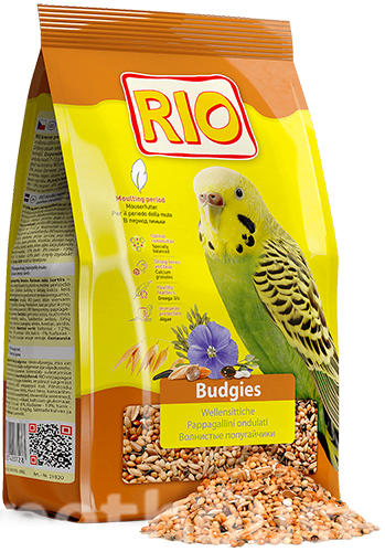 RIO Корм для хвилястих папуг в період линьки