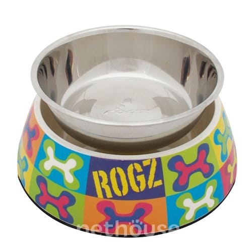 Rogz Bubble Миска для собак, поп-арт, фото 2
