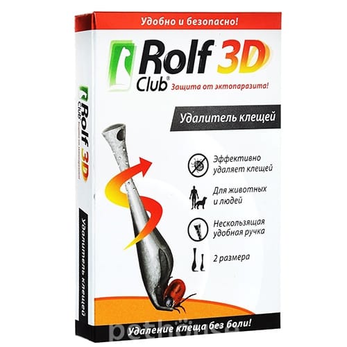 RolfClub 3D Инструмент для удаления клещей, фото 2