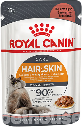 Royal Canin Hair & Skin Care в соусе для кошек