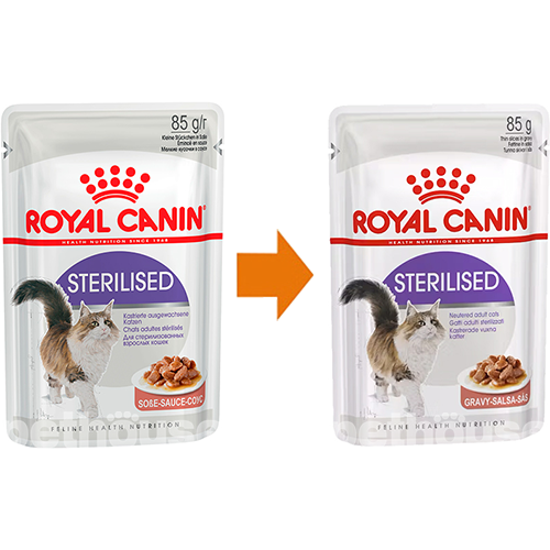 Royal Canin Sterilised в соусі для котів