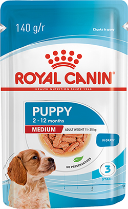 Royal Canin Medium Puppy в соусі для цуценят