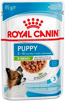 Royal Canin Xsmall Puppy в соусе для щенков