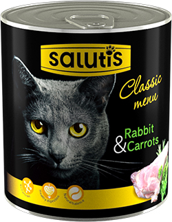 Salutis Classic Menu з кроликом для котів
