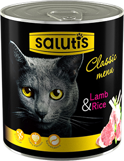 Salutis Classic Menu з ягням для котів