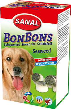 Sanal BonBons Seaweed - лакомства с овечим жиром и водорослями для собак
