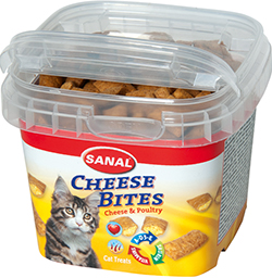 Sanal Cheese Bites - подушечки з сиром для котів