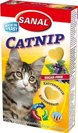 Sanal Catnip - сердечка з котячою мятою для котів
