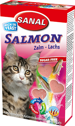 Sanal Salmon - сердечка з лососем для котів