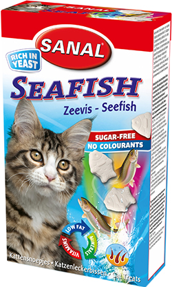 Sanal Seafish - рыбки с морской рыбой для кошек