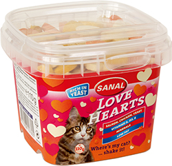 витамины для кошек в форме сердечек