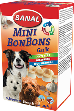 Sanal Mini BonBons Garlic - ласощі з овечим жиром і часником для малих собак