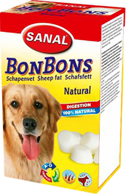 Sanal BonBons Natural - ласощі з овечим жиром для собак