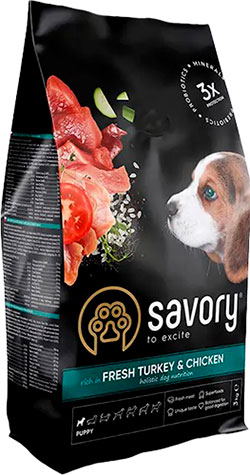 Savory Puppy Fresh Turkey & Chicken
