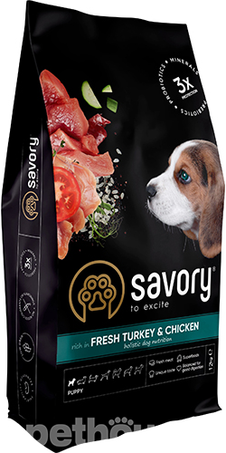 Savory Puppy Fresh Turkey & Chicken