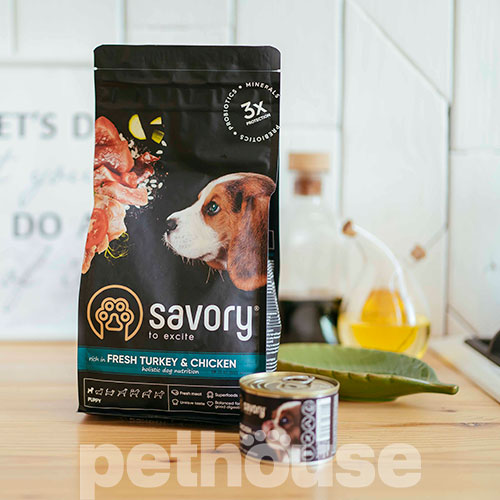 Savory Puppy Fresh Turkey & Chicken
