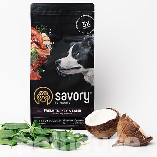 Savory Adult Medium Breed Fresh Turkey & Lamb