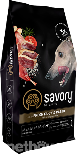 Savory Adult All Breeds Fresh Duck & Rabbit