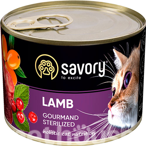 Savory Cat Adult Sterilized Lamb