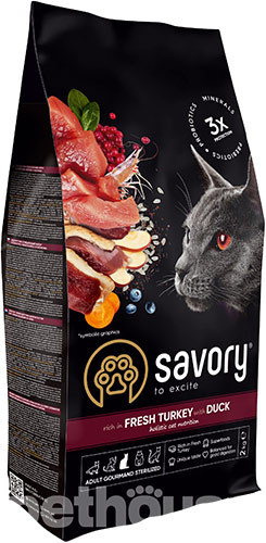 Savory Adult Cat Steril Fresh Turkey & Duck