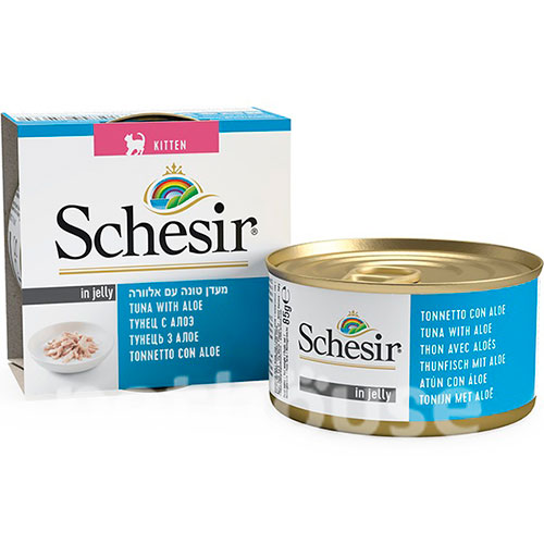 Schesir консерви для кошенят, тунець з алое