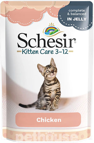 Schesir консерви для кошенят, на основі курячого філе, пауч