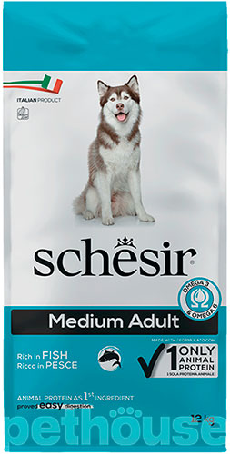 Schesir Dog Medium Adult Fish