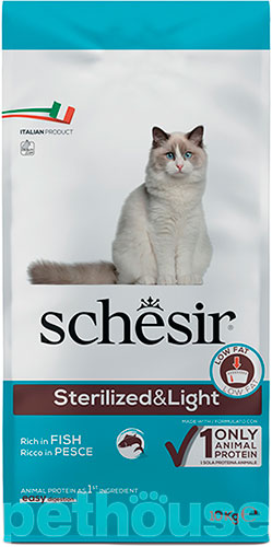 Schesir Cat Sterilized & Light Fish, фото 2