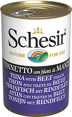 Schesir Tuna with Beef Fillets для котів