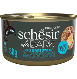 Schesir After Dark Chicken with Quail Egg для котів