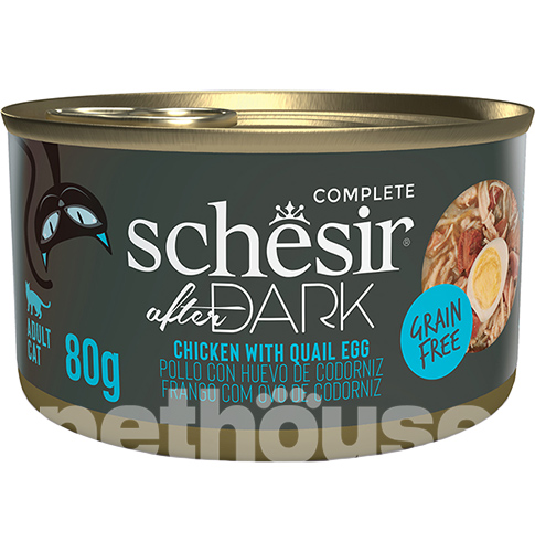 Schesir After Dark Chicken with Quail Egg для котів