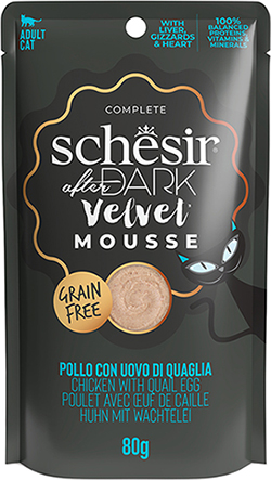 Schesir After Dark Mousse Chicken with Quail Egg для кошек